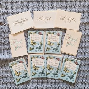 Vintage Butterfly Birthday Invitations & Thank-You Notes- American Greetings